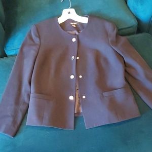 Nine West cropped sleeve suit jacket